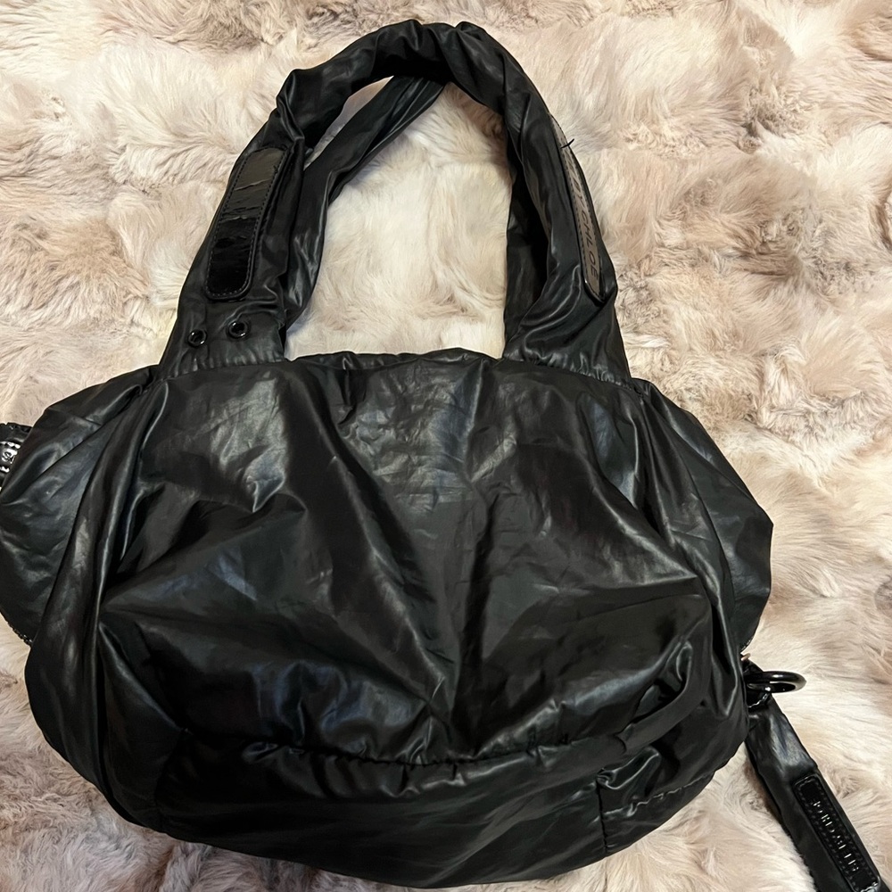 SEE BY CHLOE Black Puffer Joyrider Handbag